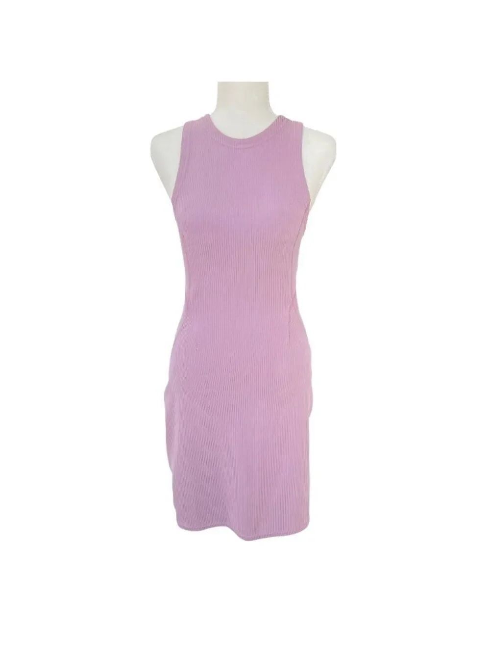 Lululemon Ribbed Softstreme Slip Fit Tank Dress in Lavender Lux Size 6